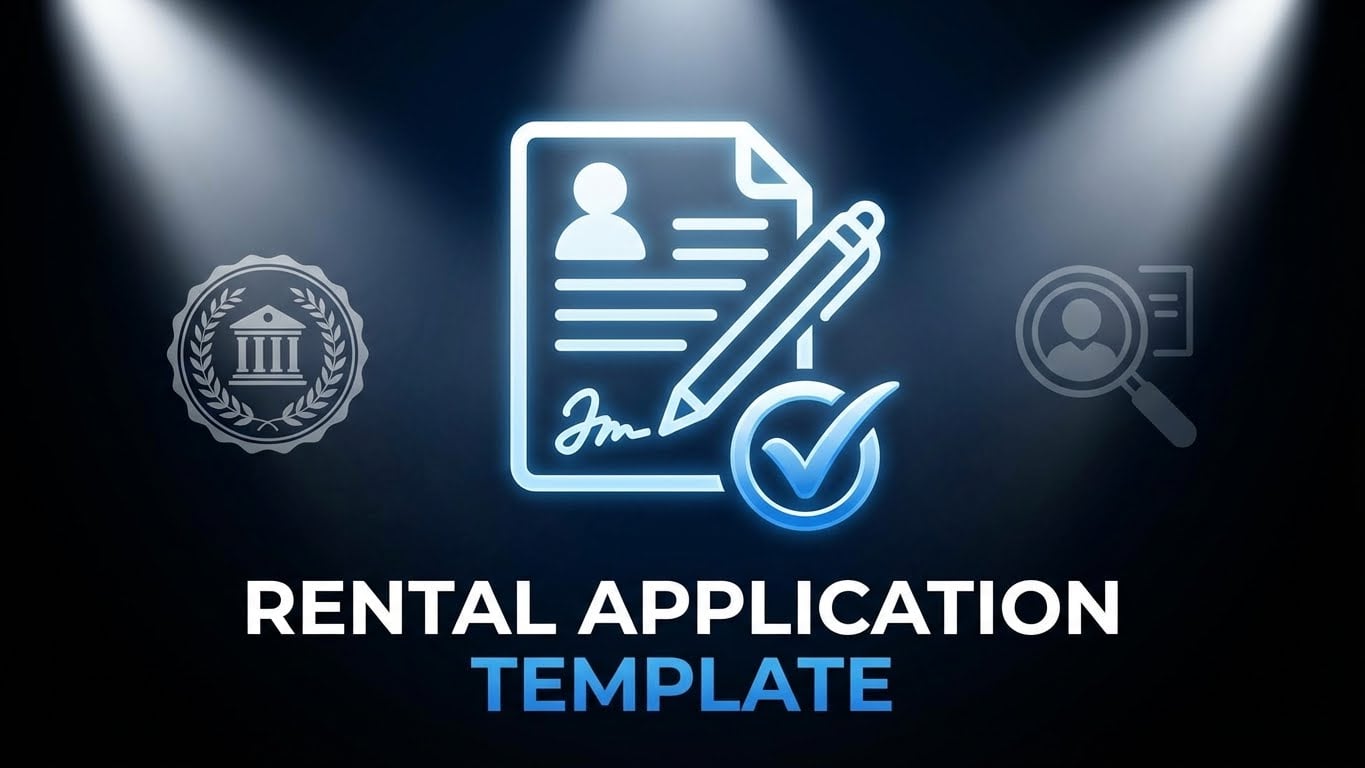 Rental Application Template